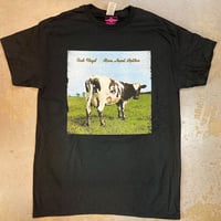 ピンク フロイド・アトム ハート マザー (原子心母) 1970 Ｔシャツ (ブラック)
