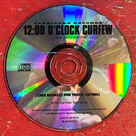 Grateful Dead - '12:00 O'clock Curfew (And Jimi's Waiting)' 1968 (1CD) (Vintage Used CD)