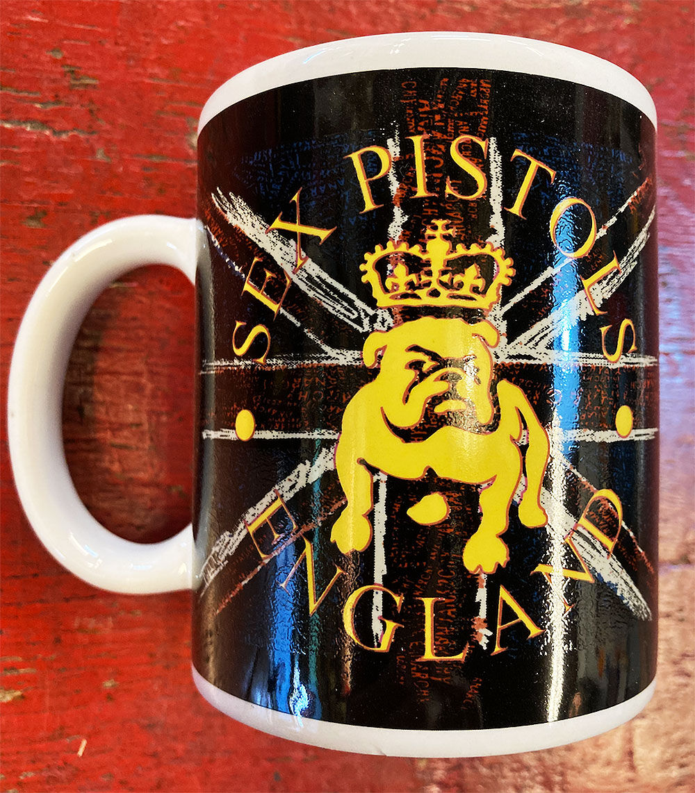 セックス・ピストルズ・ブルドッグ＆フラッグ コーヒー マグ (化粧箱入