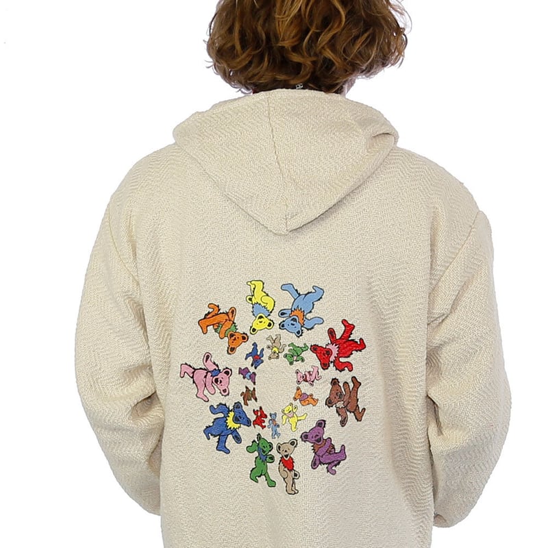 グレイトフル デッド・サークル ベアー バハ プルオーバー ジャケット