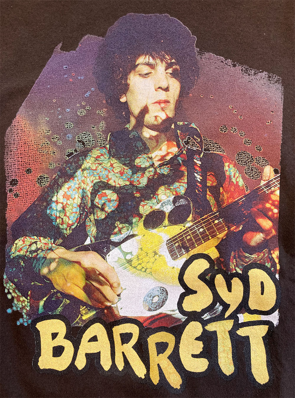 Syd Barrett シドバレット Pink Floyd T-Shirt ピンク フロイド・サイケデリック シド バレット T-シャツ (ダーク