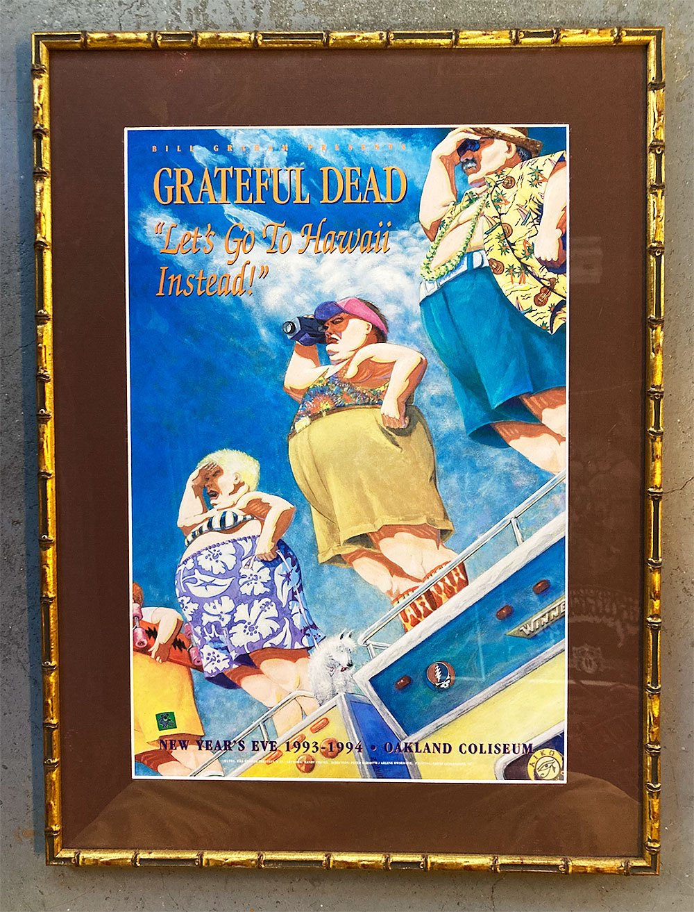 グレイトフル デッド・ニュー イアーズ イヴ 1994・額入りポスター