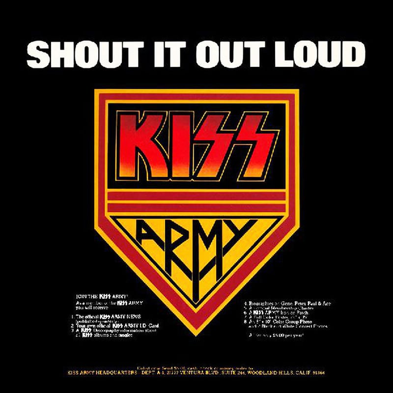 キッス・地獄の軍団『狂気の叫び』1976 T-シャツ | Bear's Choice ROCK