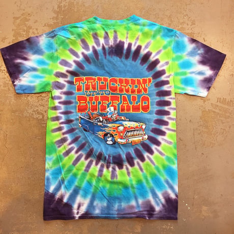 グレイトフル デッド・トラッキン アップ トゥー バッファロー 1989 タイダイ Tシャツ