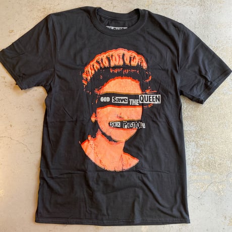 セックス ピストルズ・ゴッド セイヴ ザ クイーン・Tシャツ (英国製 ポストカード付き)