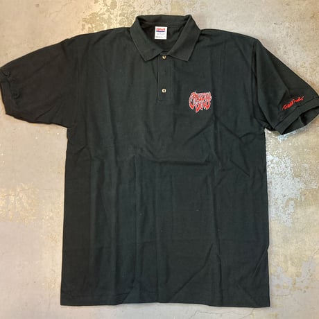 グレイトフル デッド・ヨーロッパ ツアー 1990 ポロ-シャツ (新品デッドストック)