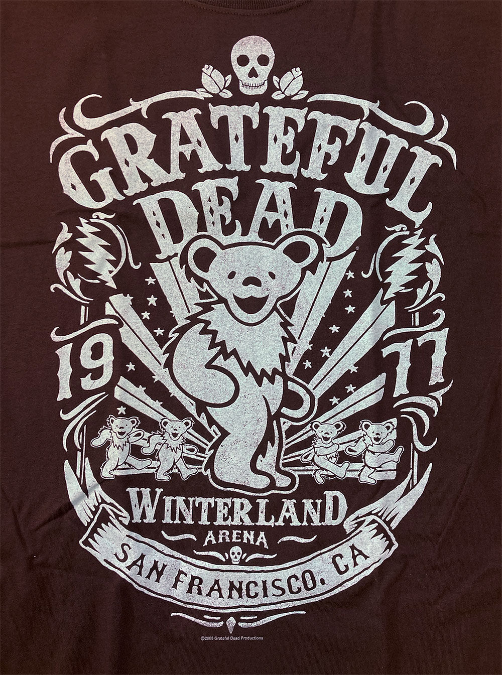 Grateful Dead Tシャツ サンフランシスコ グレイトフル デッド・ウィンターランド サンフランシスコ 1977