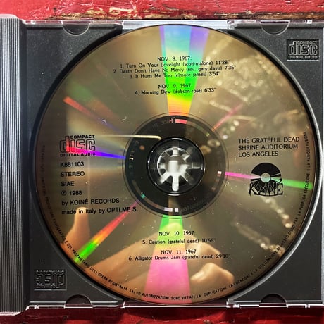 Grateful Dead - Oldies But Goldies (Live-Over 20 Years Old Vo. 2) 1967 (1CD) (Vintage Used CD)