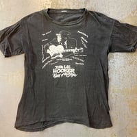 ジョン リー フッカー・キング オブ ザ ブギー・Tシャツ (1980's Vintage) (U.S.A. 中古衣料品)