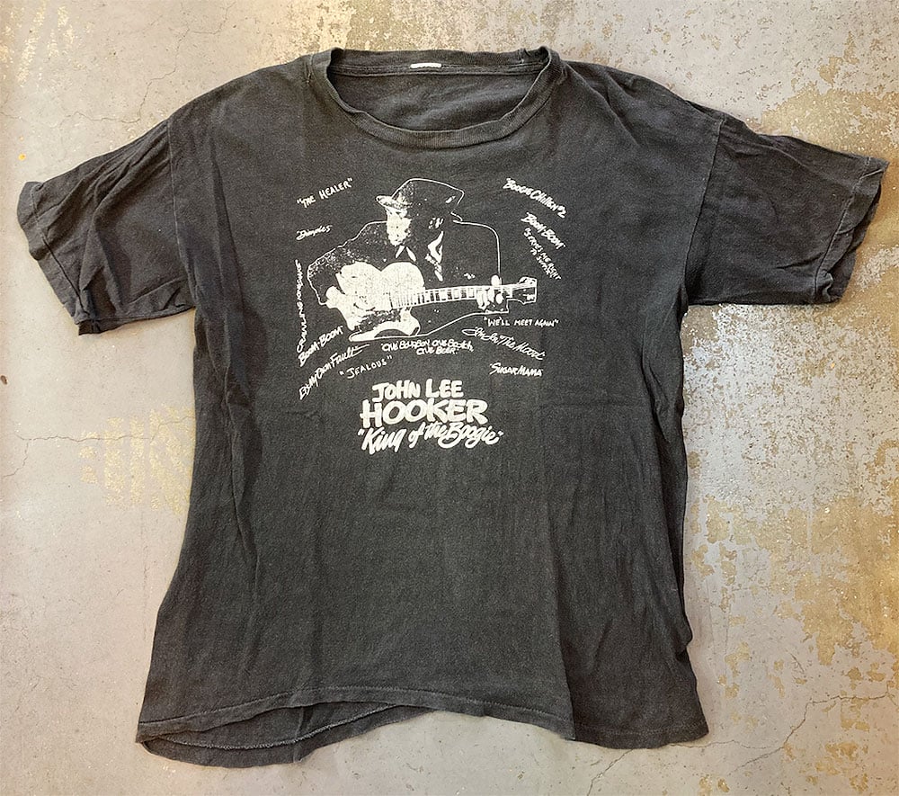 ジョン リー フッカー・キング オブ ザ ブギー・Tシャツ (1980's