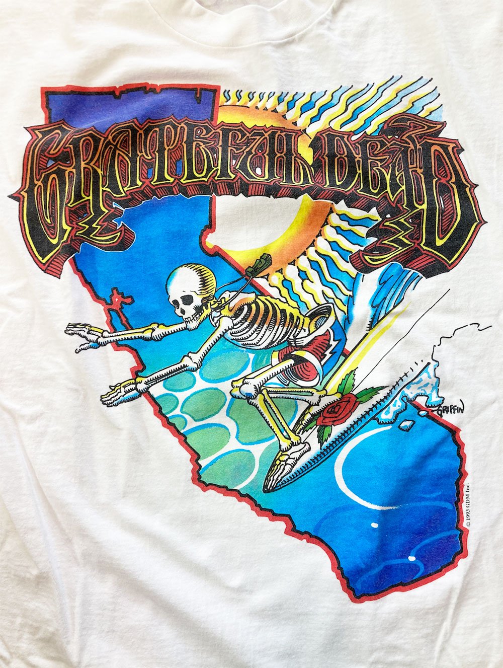 グレイトフル デッド・西海岸ツアー 1993・カル サーファー Tシャツ