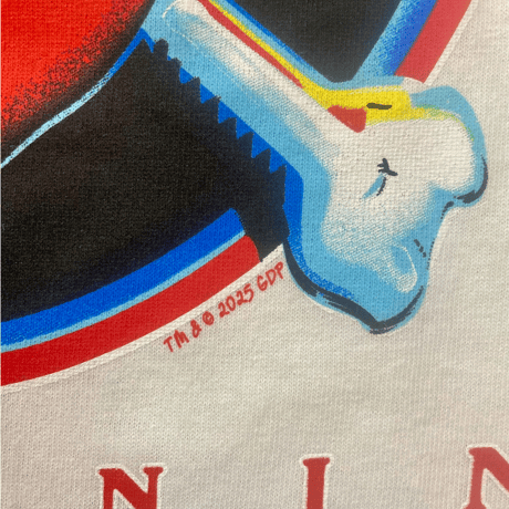 グレイトフル デッド・レコニング SF/NYC 1980・長袖 Tシャツ (ホワイト)
