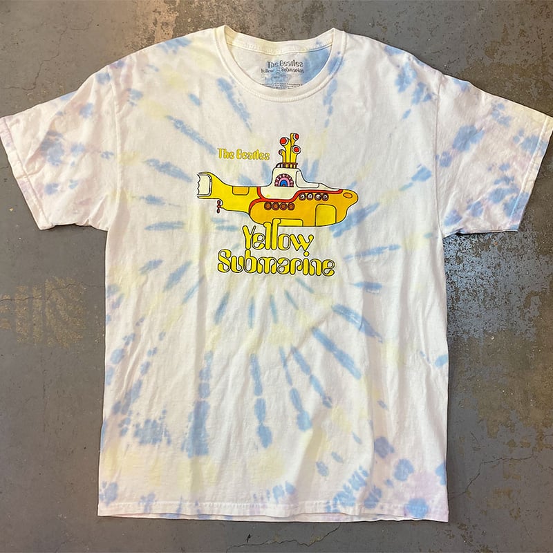 ザ・ビートルズ・イエロー サブマリン・タイダイ Tシャツ