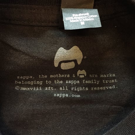 フランク ザッパ・マザーズ オブ インヴェンション Tシャツ ブラック