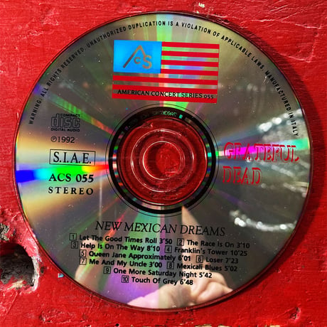Grateful Dead – 'New Mexican Dreams (Live in Dominquez Vol.1)' 1990 (1CD) (Vintage Used CD)