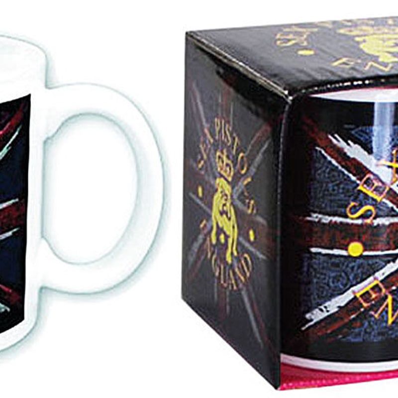 セックス・ピストルズ・ブルドッグ＆フラッグ コーヒー マグ (化粧箱入
