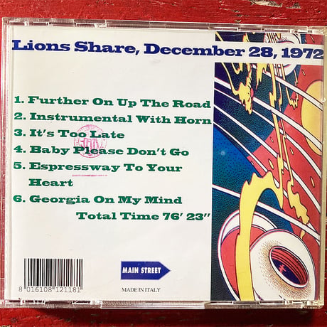 Garcia, Saunders, Fogerty - 'Lions Share' 1972 (1CD) (Vintage Used CD)