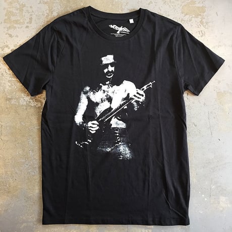 フランク ザッパ・黙ってギターを弾いてくれ オーガニック Tシャツ ブラック