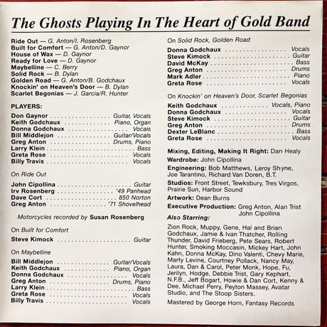 The Heart Of Gold Band - 'Double Dose' 1984/1986 (1CD) (Vintage Used CD)