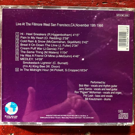Grateful Dead - 'San Francisco 1966' (1CD) (Vintage Used CD)