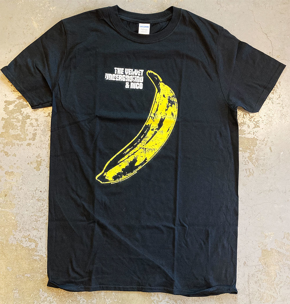 93年 VELVET UNDERGROUND バナナ Tシャツ L 黒 USA製 ビンテージ 90s