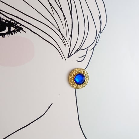 ひみつのジュエリートイピアス&リングset［ロシアンクッキーコンパクト］
