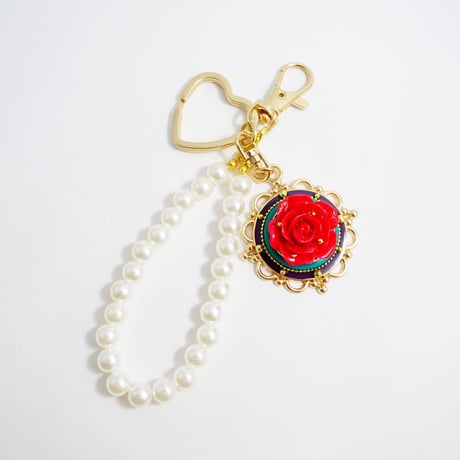 バッグチャーム［薔薇の花嫁］