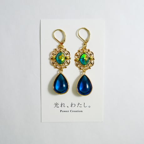 ひみつのジュエリートイピアス［悲しみにまけない雫オーヴ］