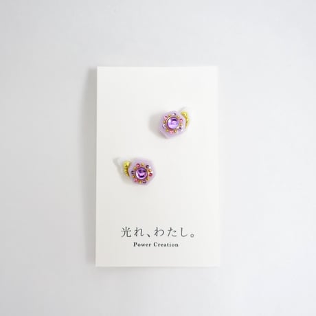 ちびちびチョコンパクトピアス