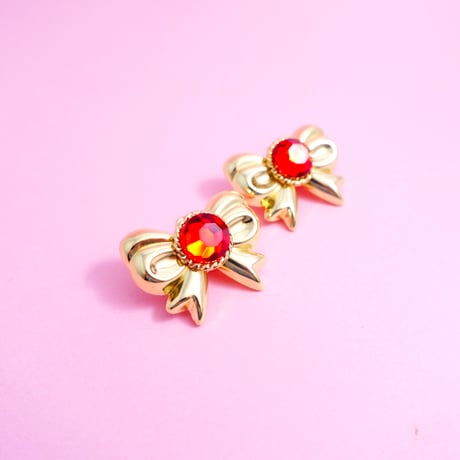 ひみつのジュエリートイピアス［笑顔のパラレルリボン］