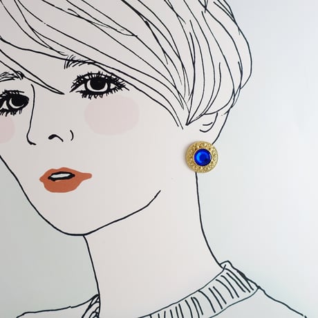 ひみつのジュエリートイピアス&リングset［ロシアンクッキーコンパクト］