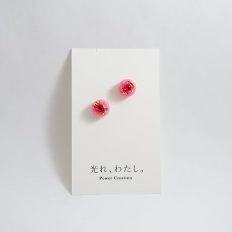 ちびちびチョコンパクトピアス
