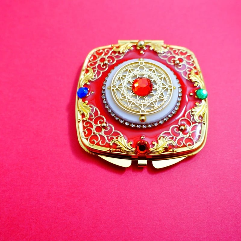 デザインコンパクトミラー［聖なる宝石箱］ | Power Creation