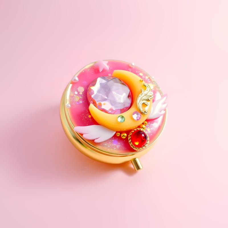 ❁⃘*ピルケース オーダー ページ デザイン変身ピルケース［私に贈るストロベリームーン］ | Power Creation