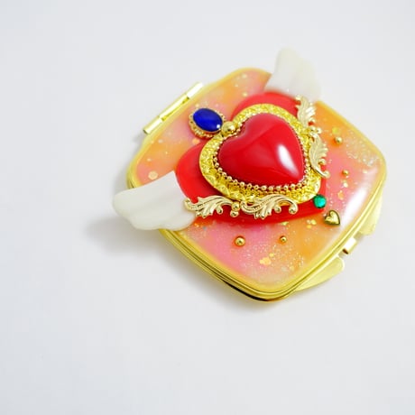 デザインコンパクトミラー ［胸の翼のチャンスベル］