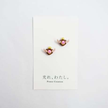 ちびちびチョコンパクトピアス［ピュアブレイク］