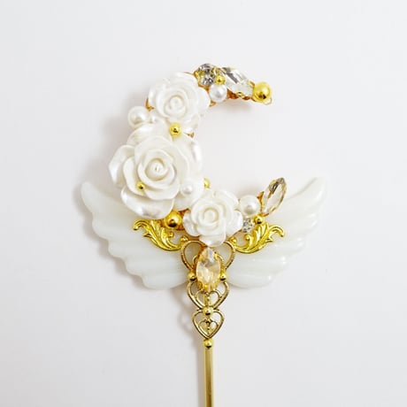 ステッキかんざし［薔薇のプリンセス］