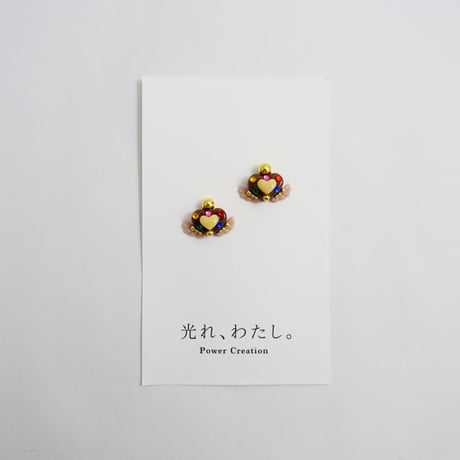 ちびちびチョコンパクトピアス［ピュアブレイク］