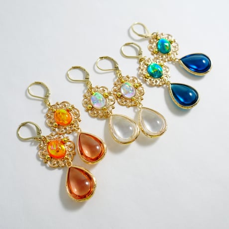 ひみつのジュエリートイピアス［悲しみにまけない雫オーヴ］
