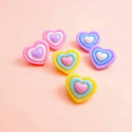 変身コンパクトピアス［わたしに届けるパステルハートドーナツ］