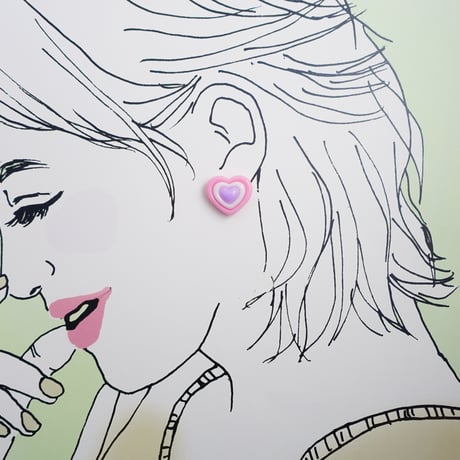 変身コンパクトピアス［わたしに届けるパステルハートドーナツ］