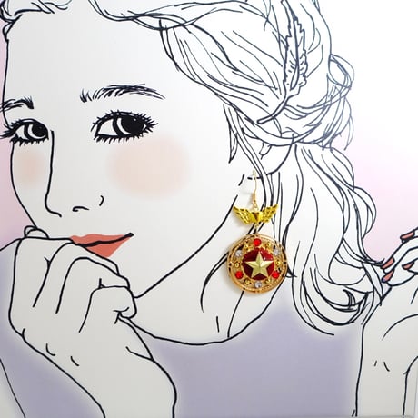 マジカルピアス・イヤリング［しあわせの星魔法］