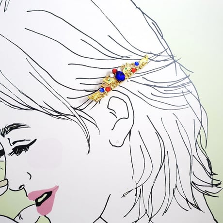 ティアラヘアクリップ