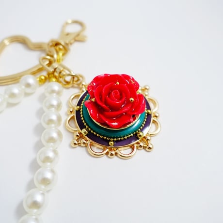 バッグチャーム［薔薇の花嫁］
