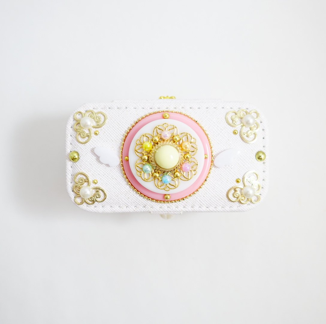 希少♦️ヴィンテージ♦️幸せを運ぶ ジュエリーボックス♦️便利な伸縮♦️送料込 変身ジュエリーボックス［花と木漏れ日のまほう］ | Power Creation