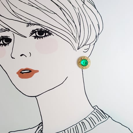 ひみつのジュエリートイピアス&リングset［ロシアンクッキーコンパクト］