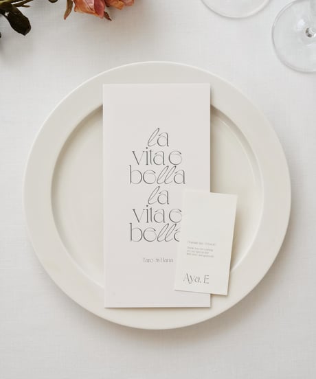 席次表 ܀ リーフレット ‖  Fika｜Wedding seating chart