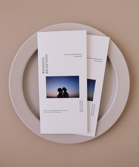 席次表 ܀ リーフレット ‖  Natural ｜Wedding seating list