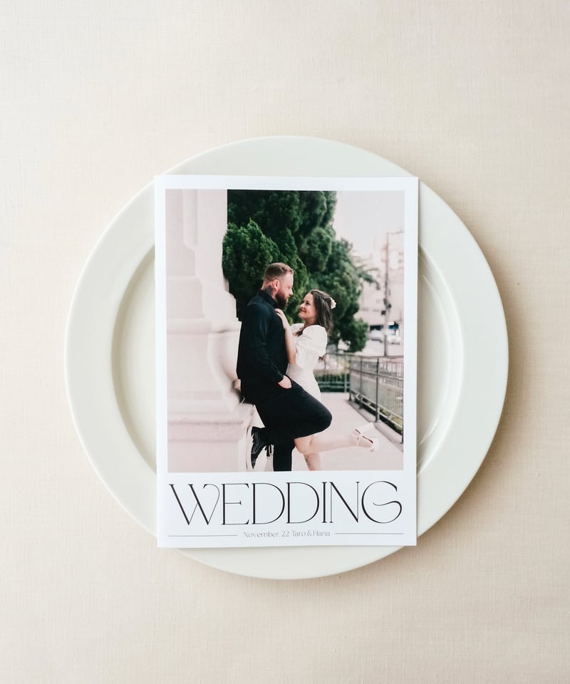 8P ܀ プロフィールブック｜席次表 ‖ Fika｜ウエディングペーパー