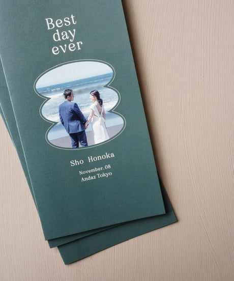 席次表 ܀ リーフレット ‖  Fika｜Wedding seating chart